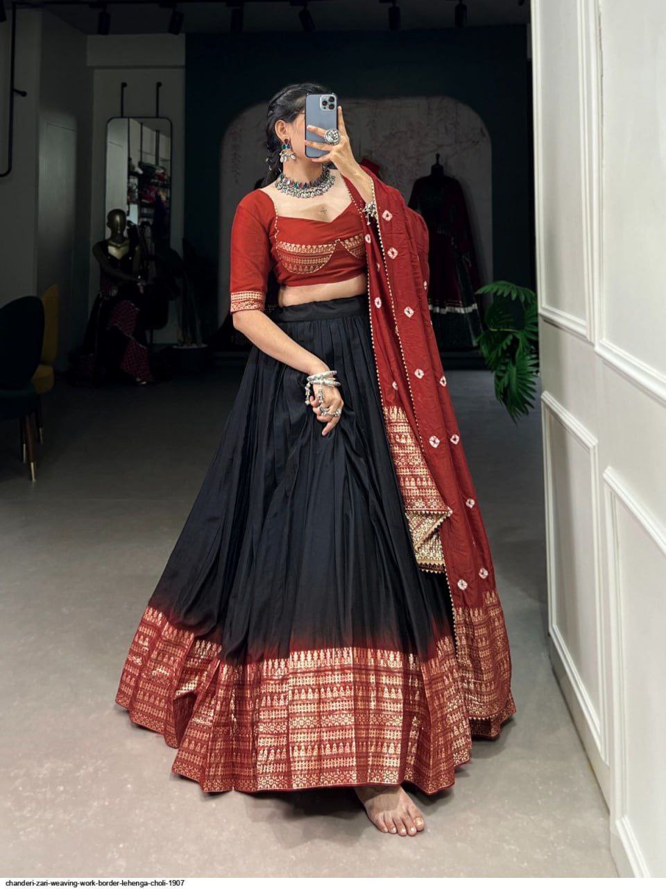 πΈ Blossom Boldly: Radiate Charm in Floral Printed Lehengas πΈ